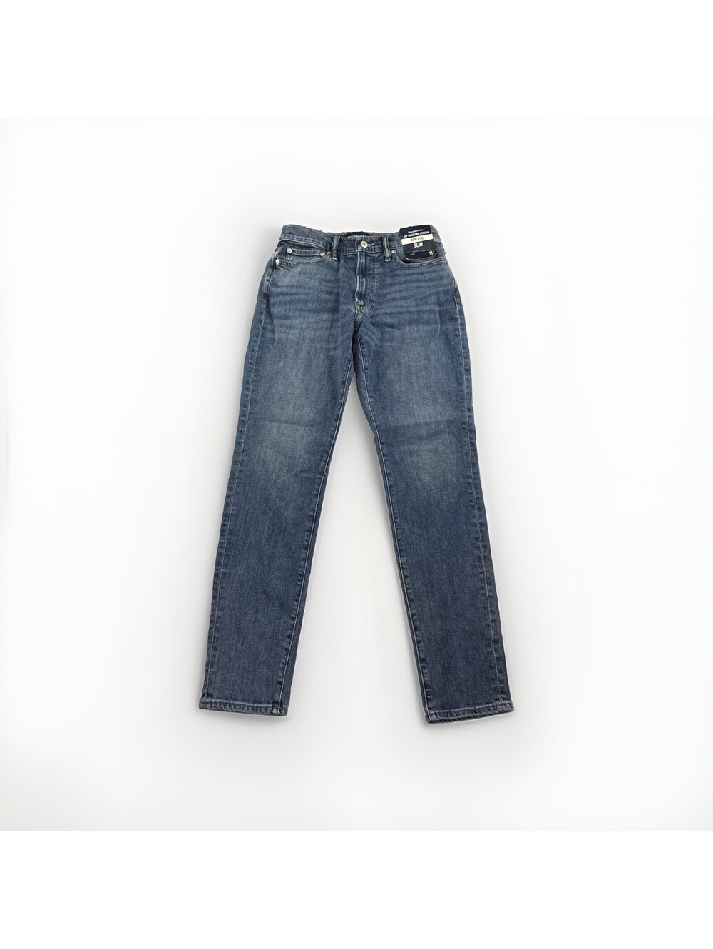 Abercrombie & Fitch 29x32 Athletic Straight Signature Stretch Jeans Medium Wash
